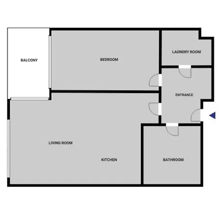 Blueground 7 Furnished With Balcony Prg-1 פראג